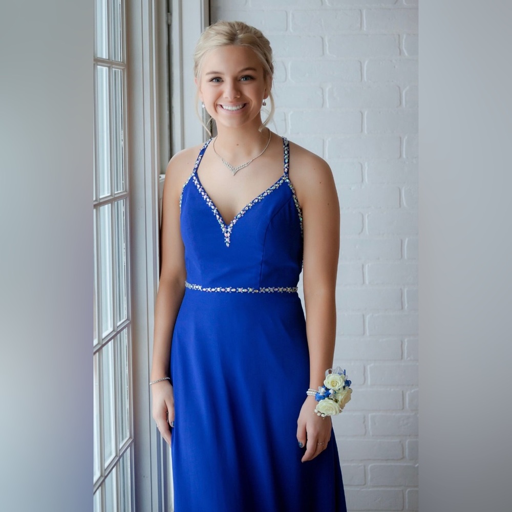 Royal Blue Prom Dress Size 4